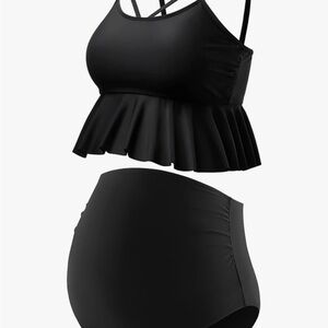 Olive Maternity Women's Swimwear Set medium